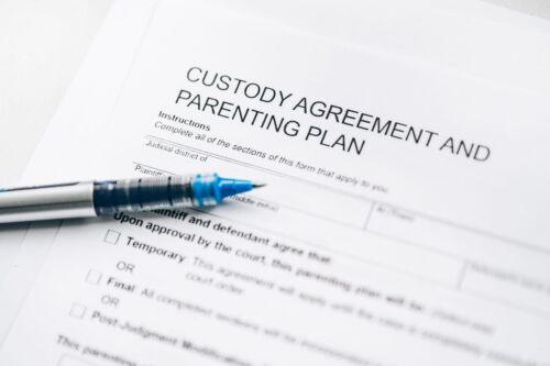 Custody agreement and parenting plan